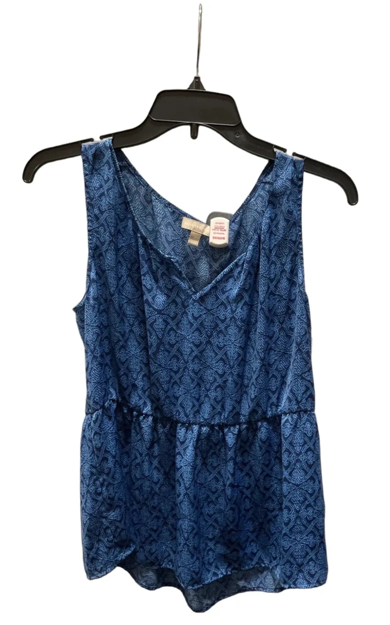 Top Sleeveless By Banana Republic In Blue, Size: S