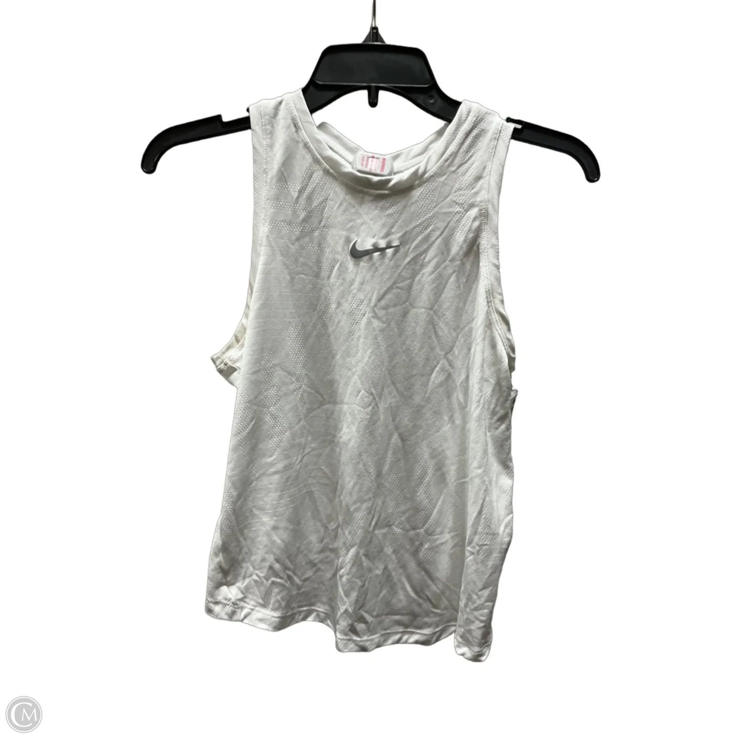 Athletic Tank Top By Nike In White, Size: S