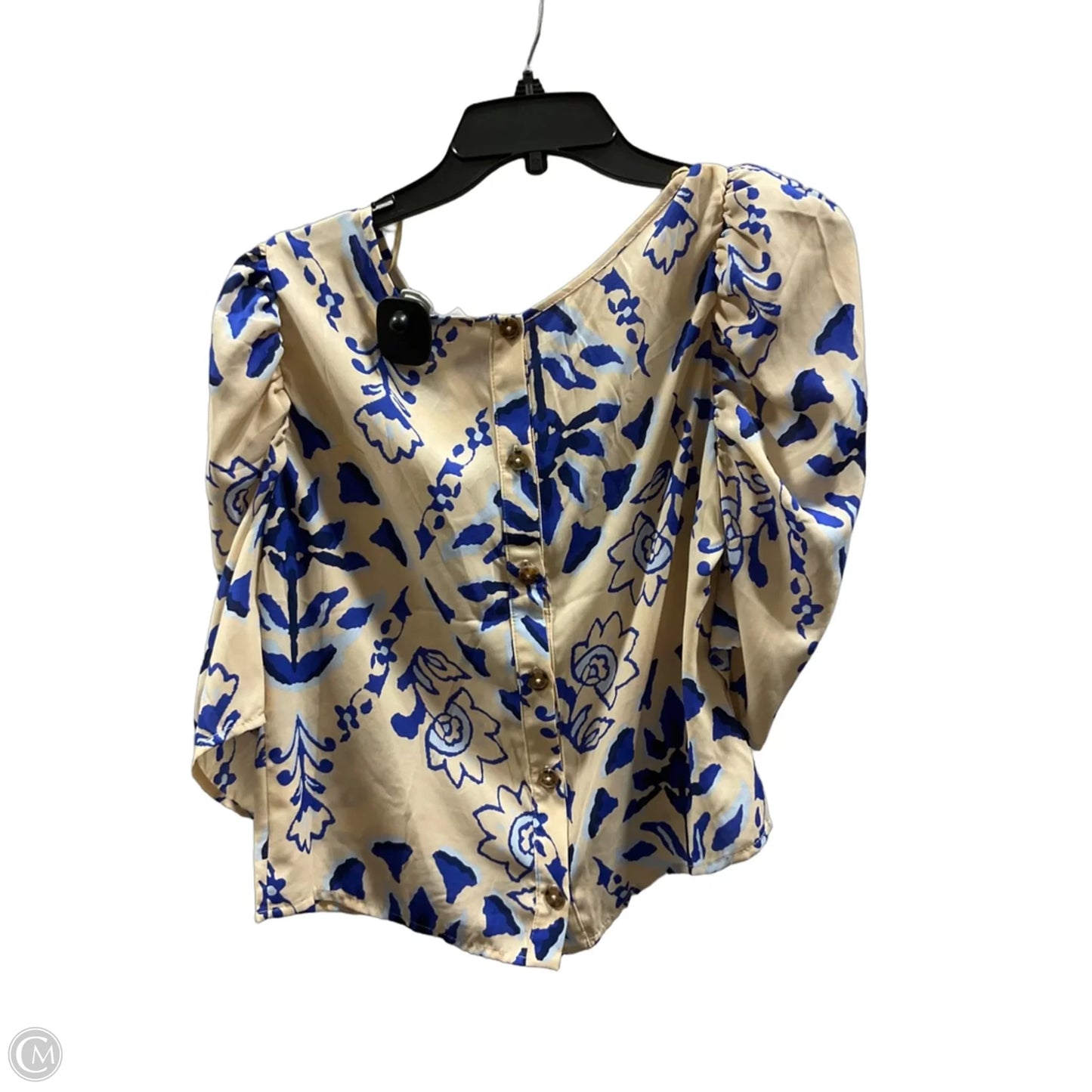 Top Short Sleeve By Sienna Sky In Blue, Size: L