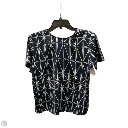 Top Short Sleeve By Banana Republic In Blue, Size: S