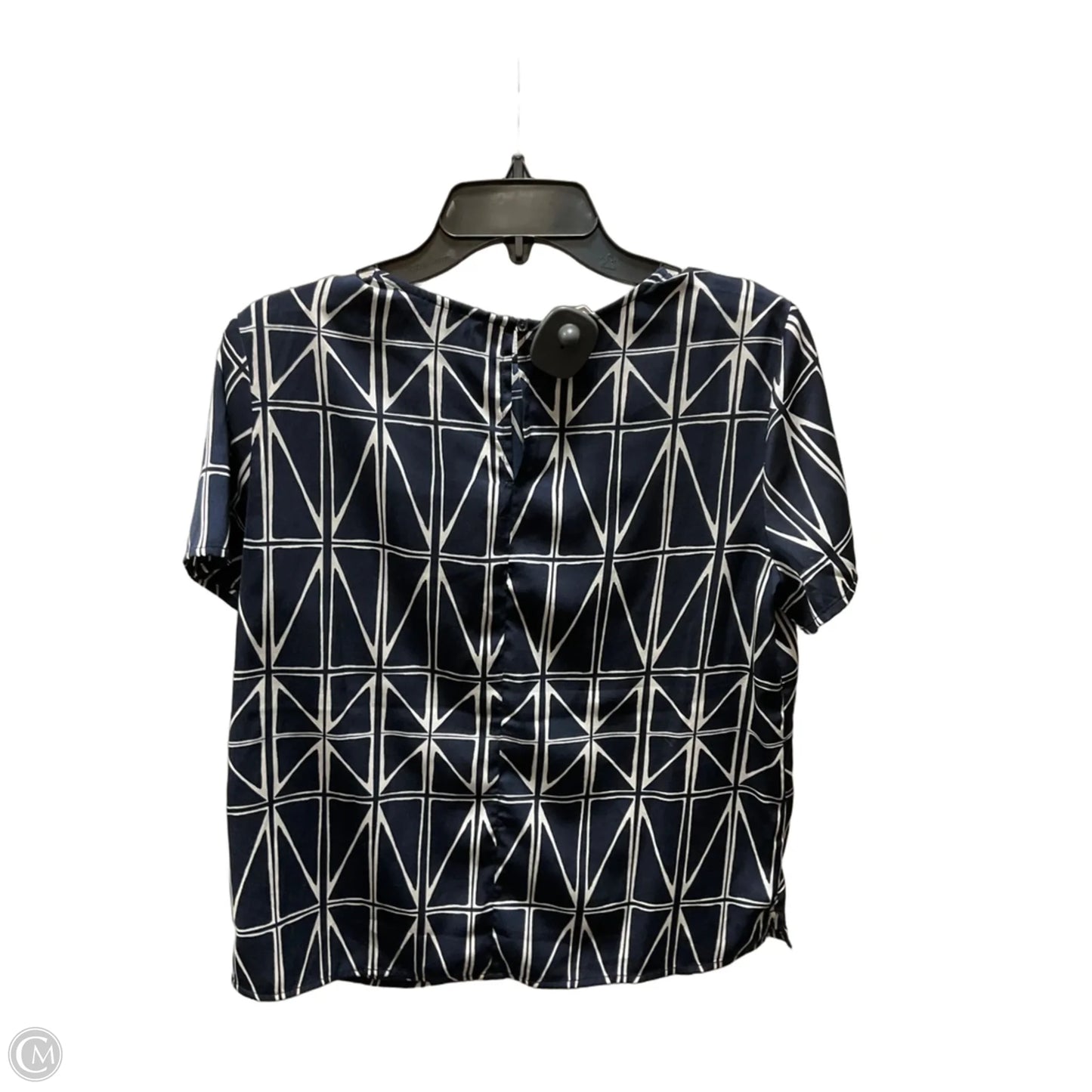 Top Short Sleeve By Banana Republic In Blue, Size: S