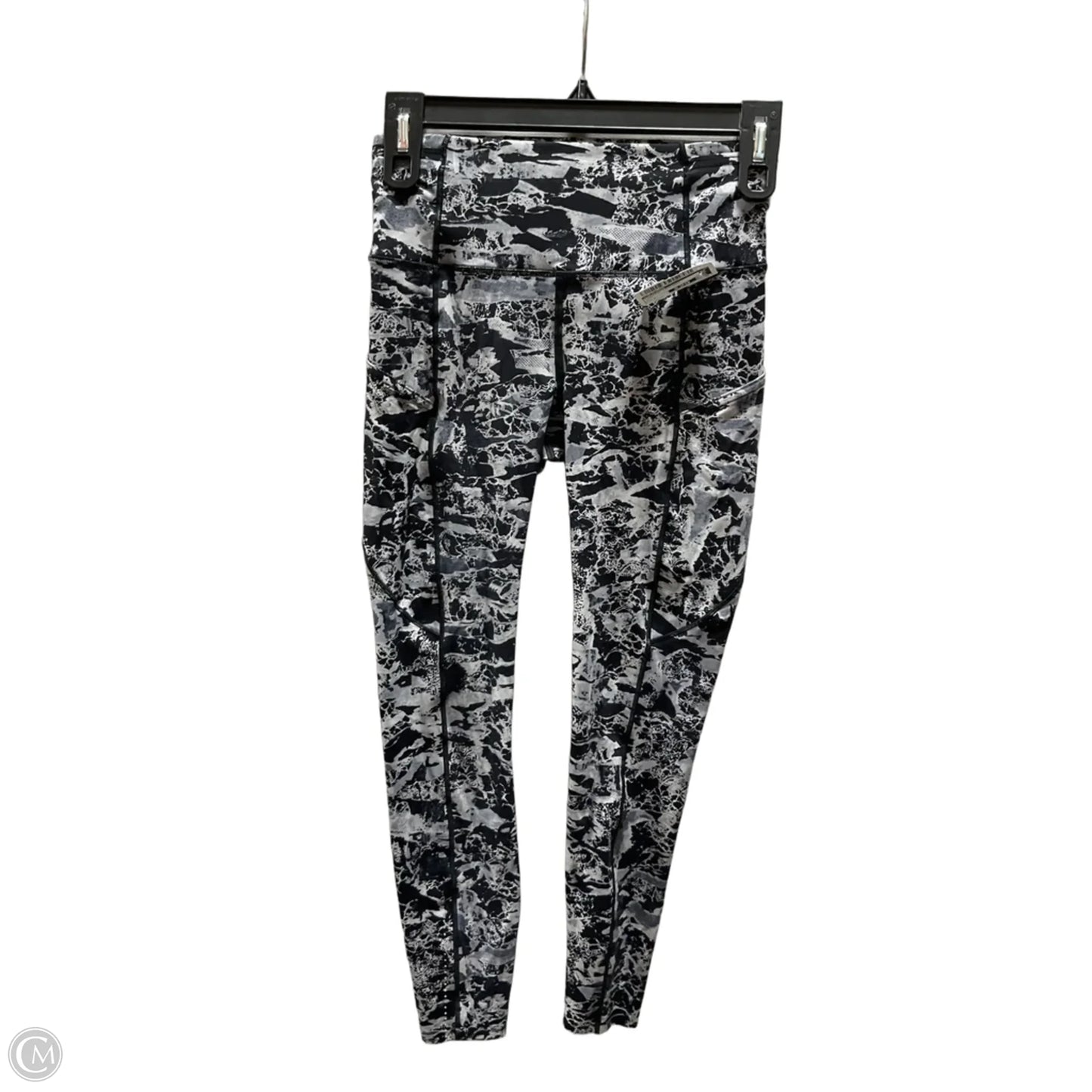 Athletic Leggings By Lululemon In Grey, Size: 4