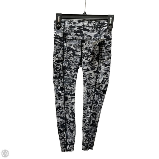 Athletic Leggings By Lululemon In Grey, Size: 4