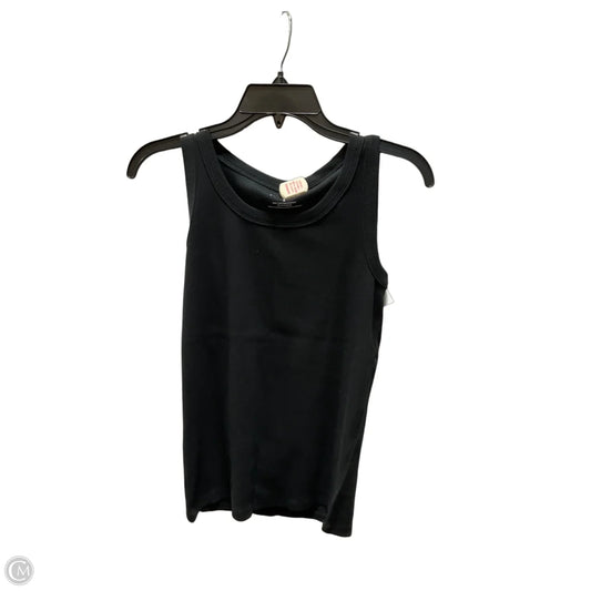 Top Sleeveless By Talbots In Black, Size: S