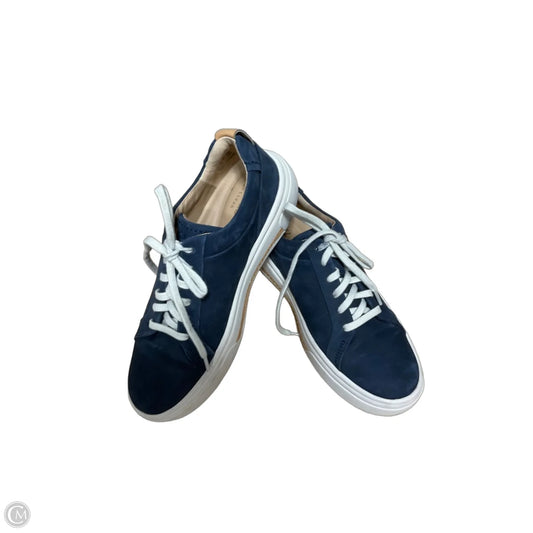 Shoes Sneakers By Clarks In Blue, Size: 7