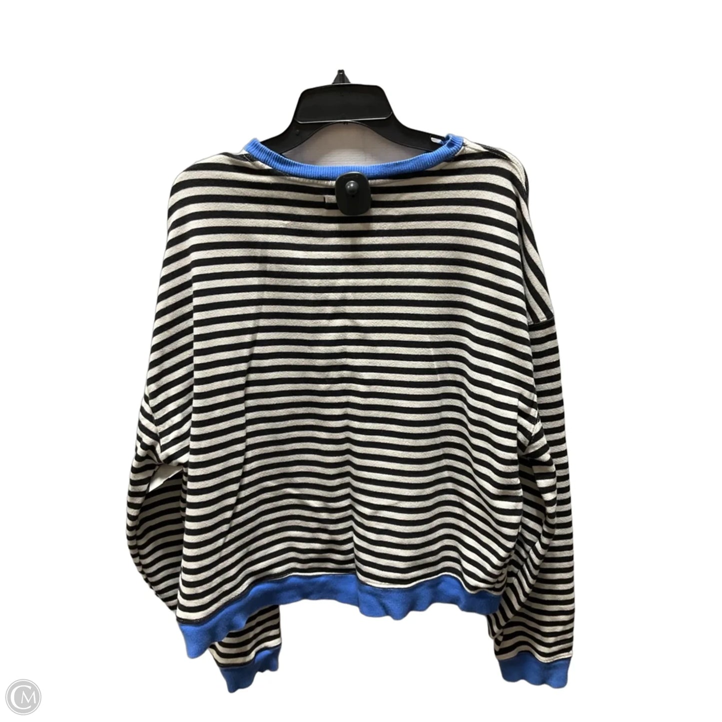 Athletic Sweatshirt Crewneck By We The Free In Striped Pattern, Size: S