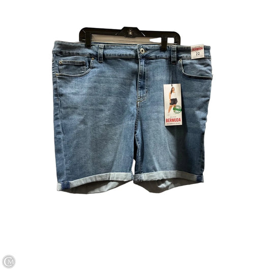 Shorts By Celebrity Pink In Blue Denim, Size: 22