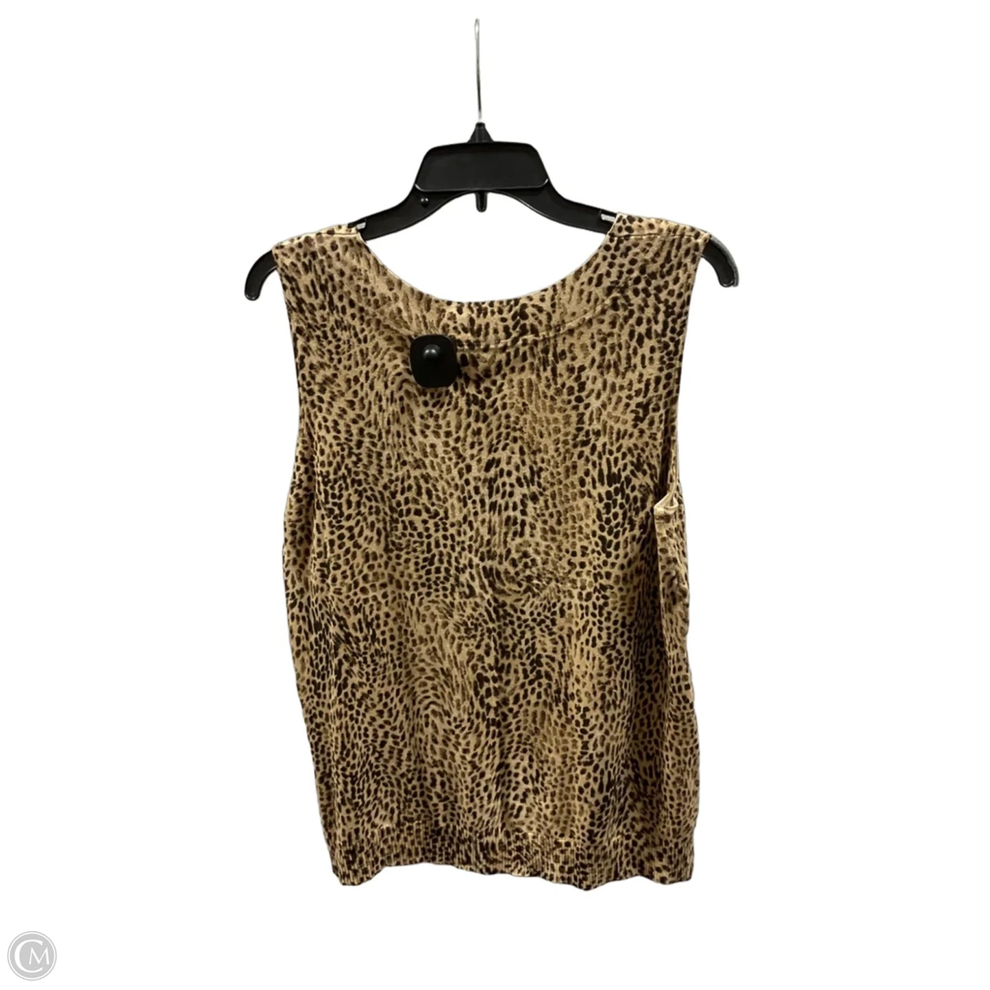 Top Sleeveless Basic By Judith Hart In Animal Print, Size: Xl