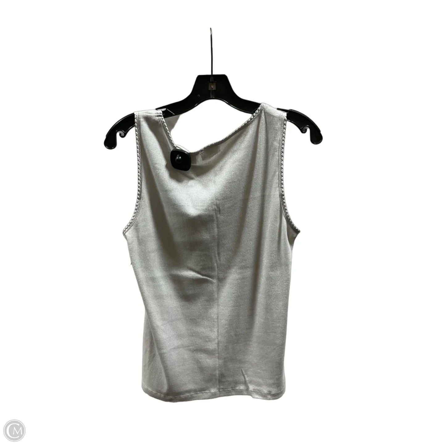 Top Sleeveless Basic By Chicos In Silver, Size: L