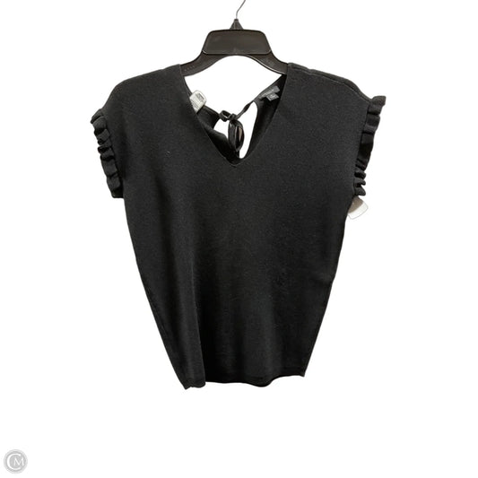 Top Short Sleeve By Ann Taylor In Black, Size: Xs