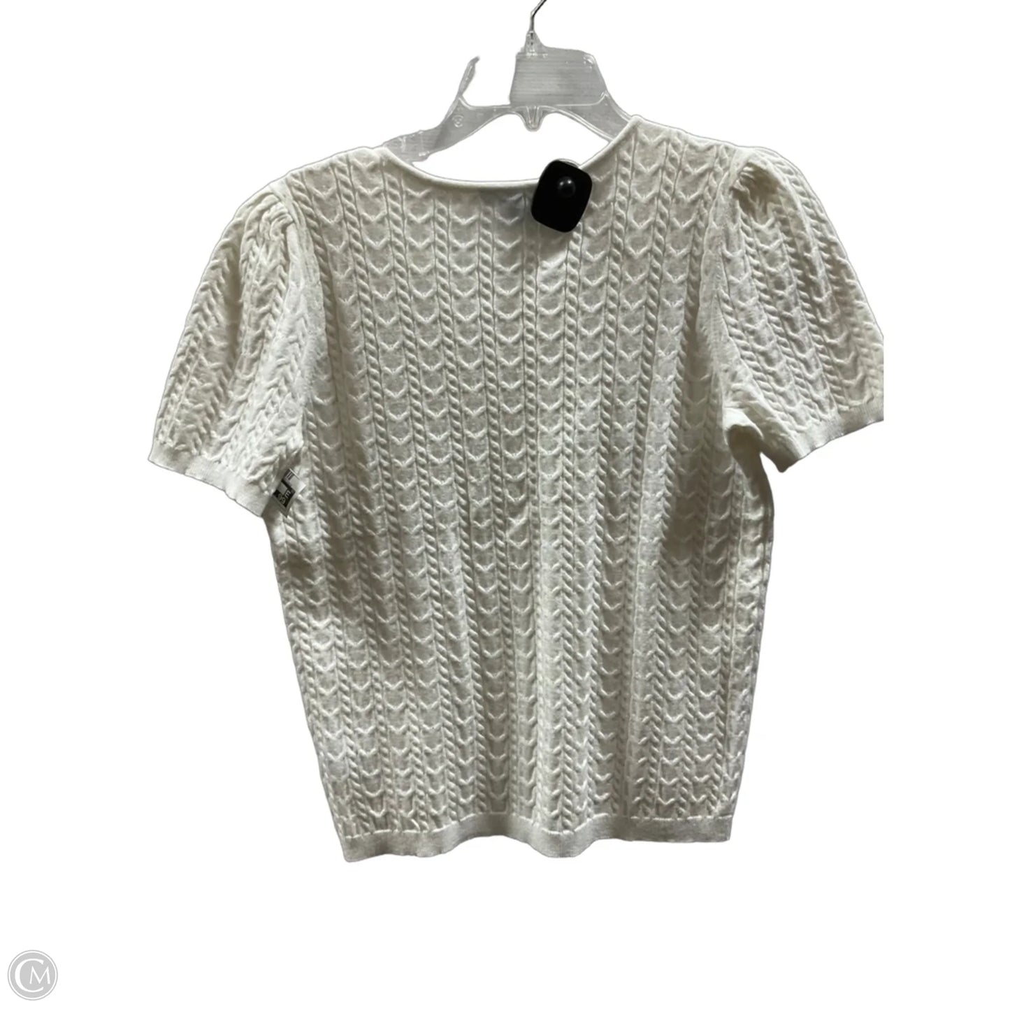 Top Short Sleeve By Draper James In White, Size: M