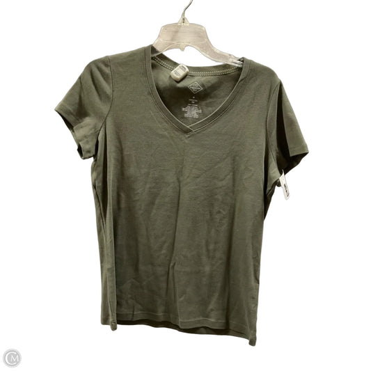 Top Short Sleeve By St Johns Bay In Green, Size: M