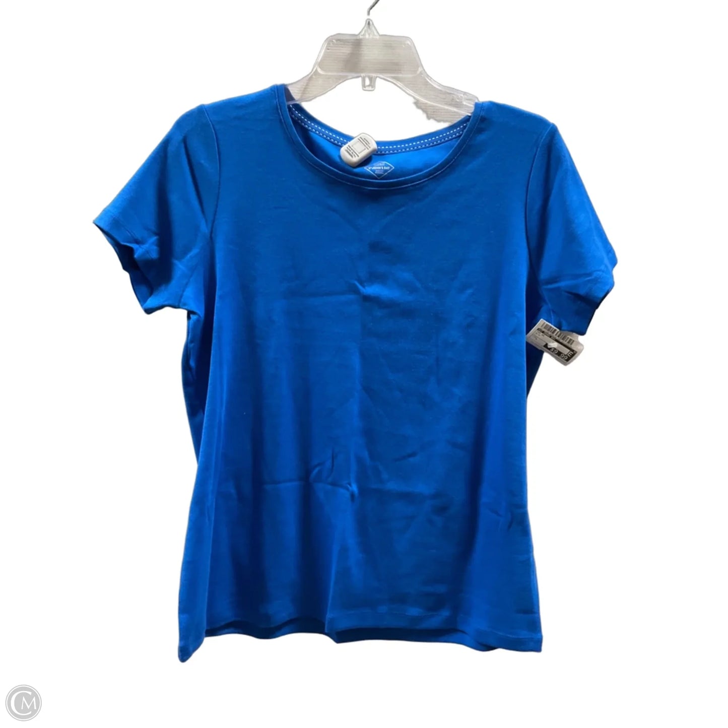 Top Short Sleeve By St Johns Bay In Blue, Size: L