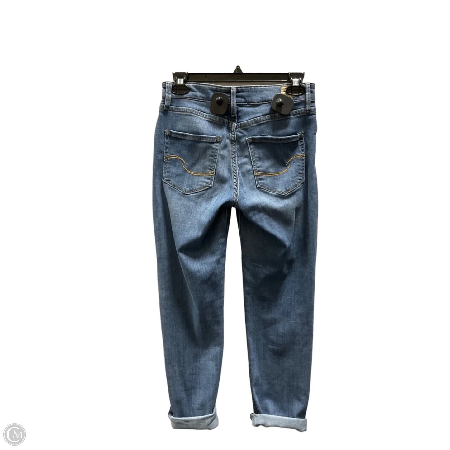 Jeans Straight By Levis In Blue Denim, Size: 2