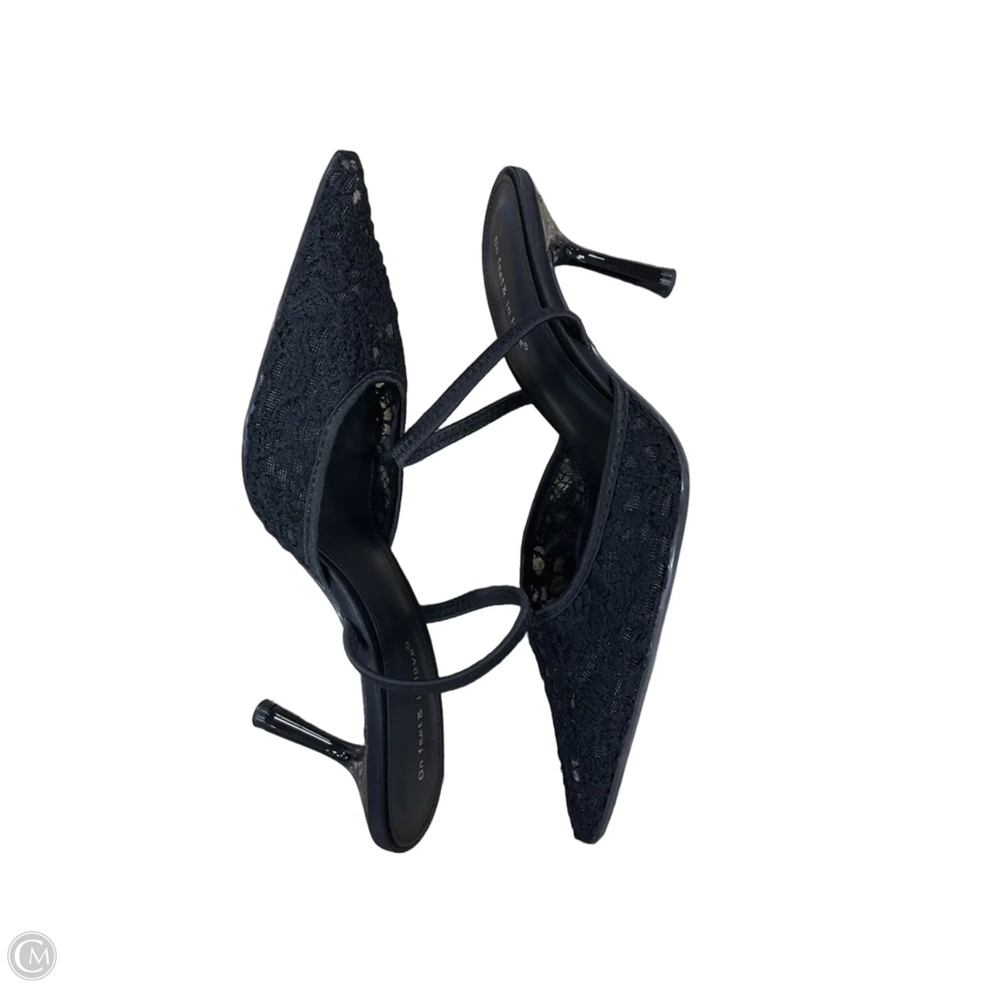 Shoes Heels Kitten By Cmf In Black, Size: 7.5