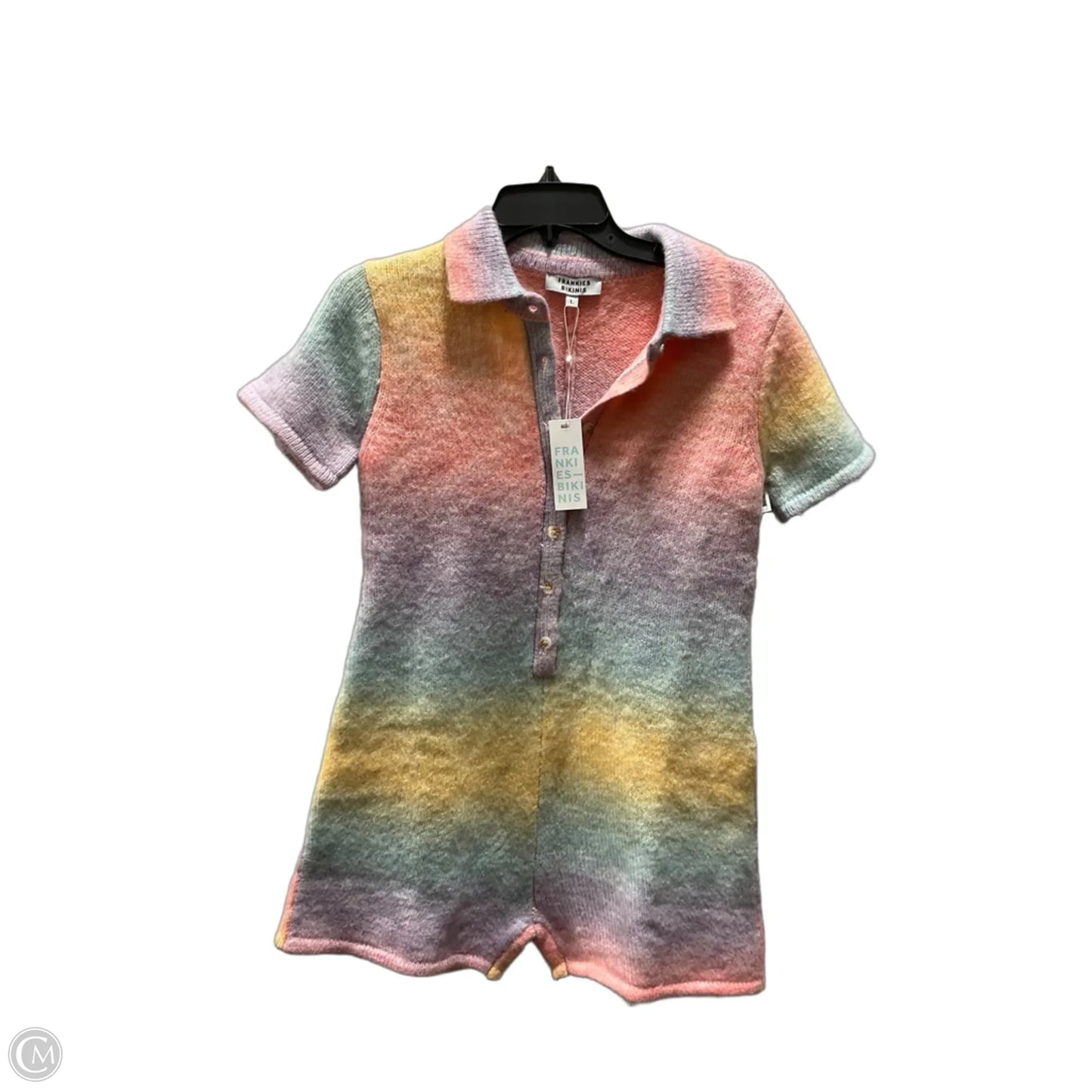 Romper By Cma In Rainbow Print, Size: L