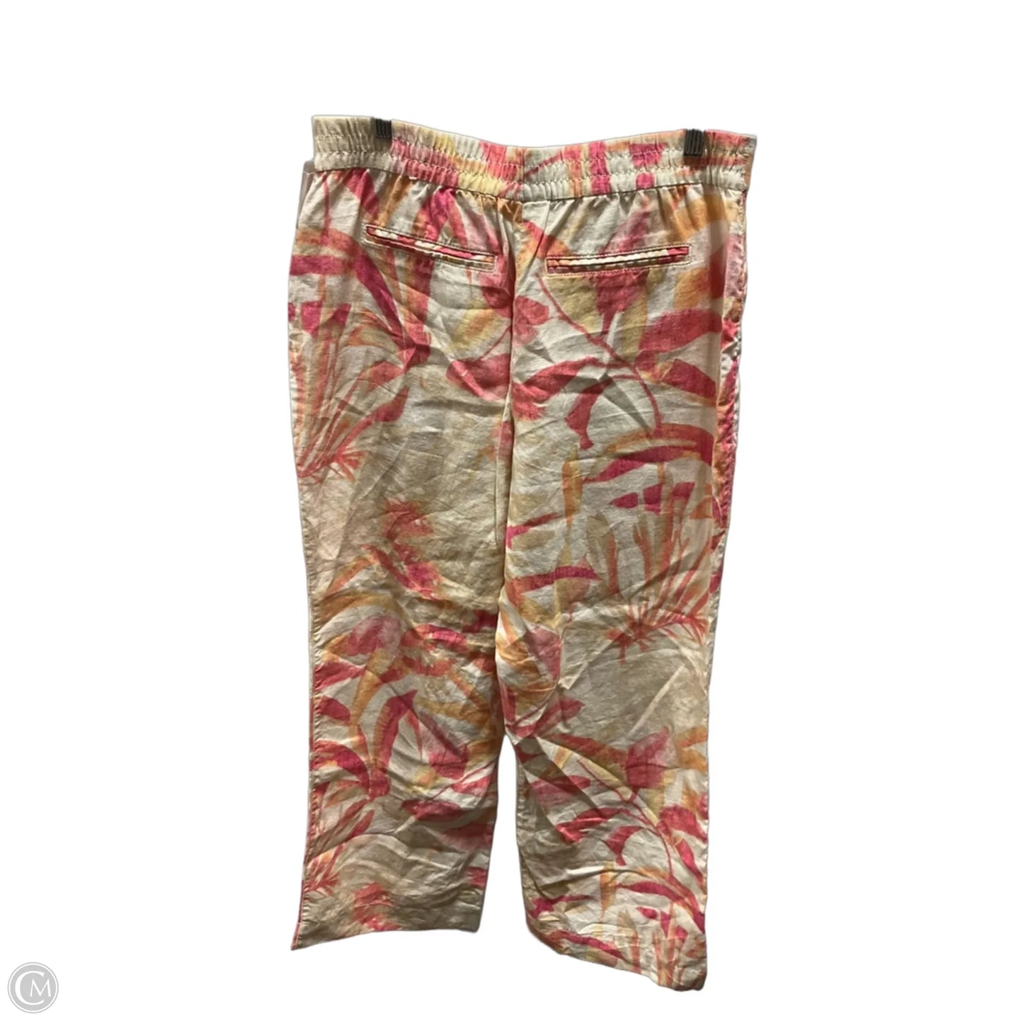 Pants Linen By Chicos In Peach, Size: S