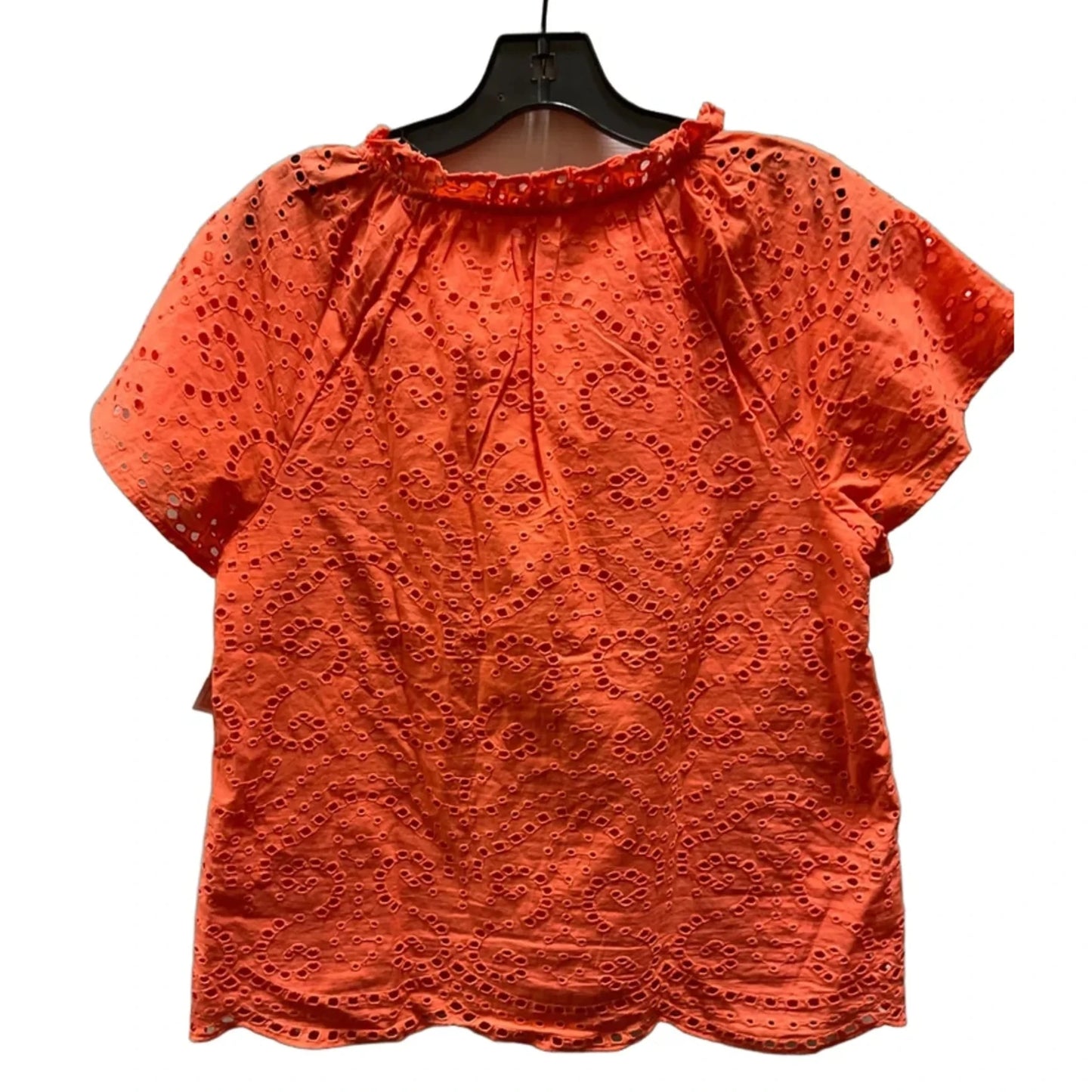 Top Short Sleeve By Talbots In Orange, Size: M