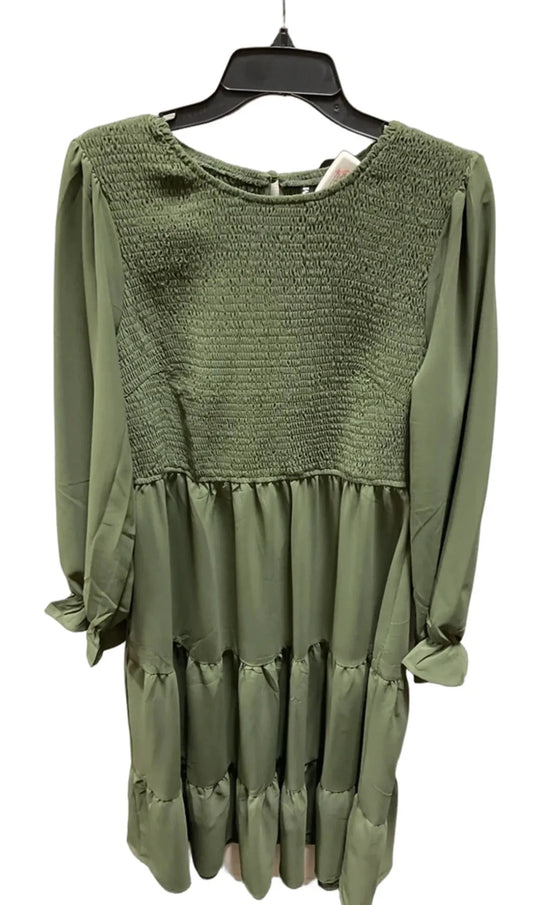 Dress Casual Maxi By Btfbm In Green, Size: L