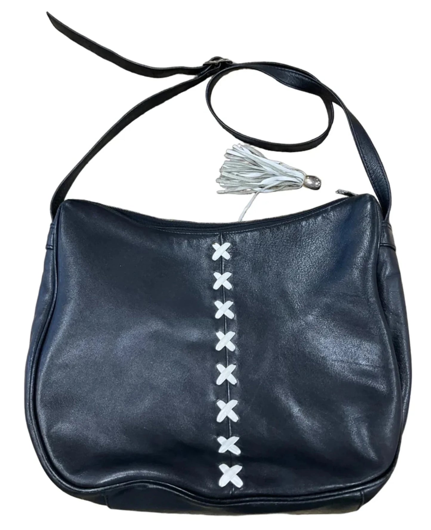 Crossbody Leather By Giani Bernini, Size: Large