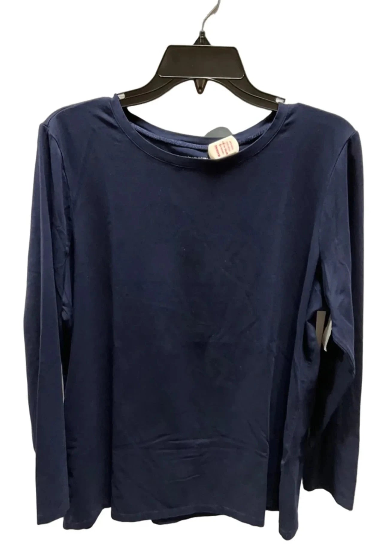 Top Long Sleeve Basic By Chicos In Navy, Size: Xl