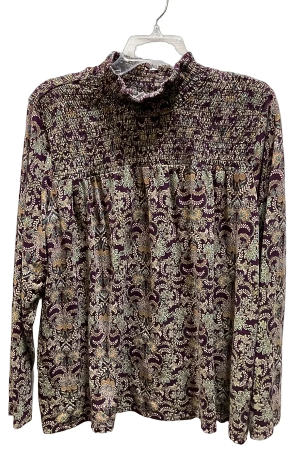 Top Long Sleeve By J. Jill In Purple, Size: Xl