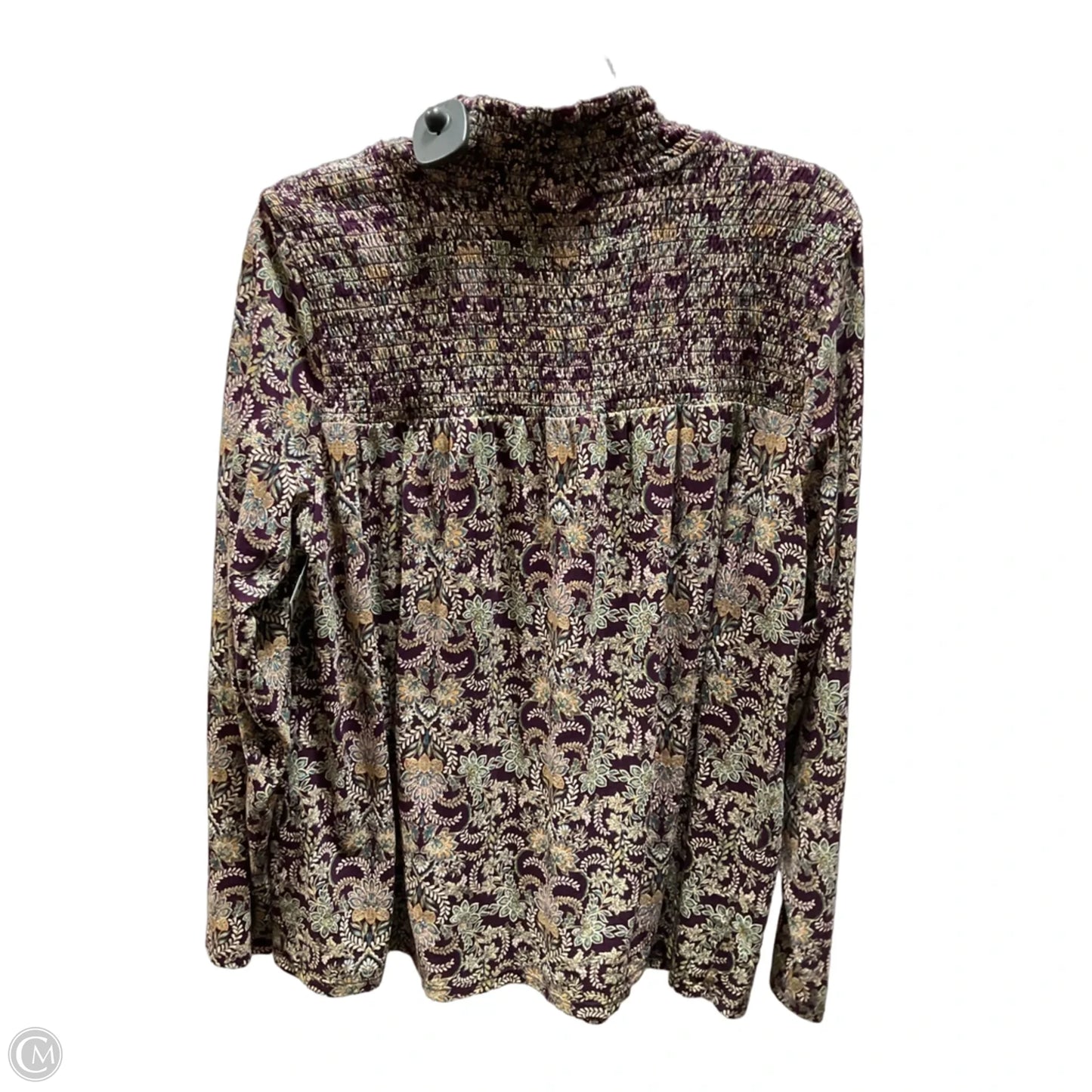 Top Long Sleeve By J. Jill In Purple, Size: Xl