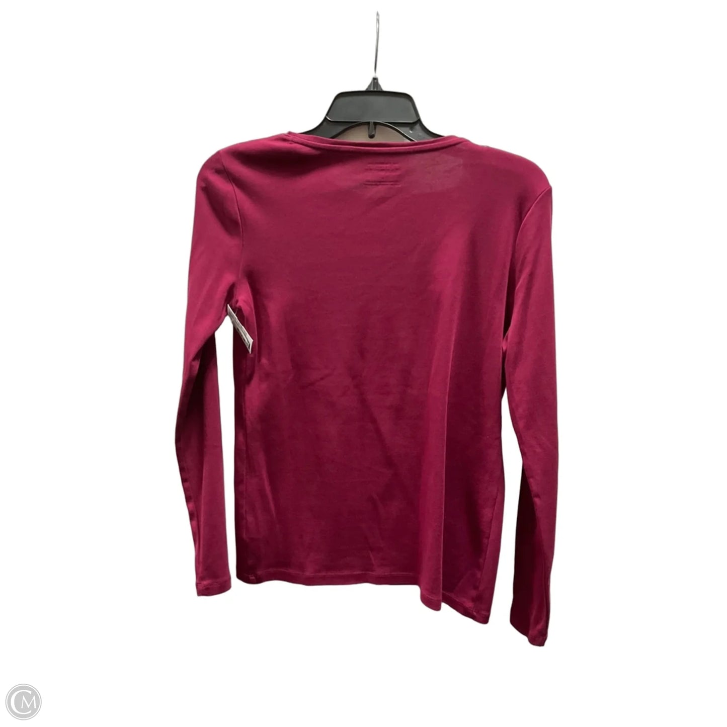 Top Long Sleeve Basic By Talbots In Pink, Size: S