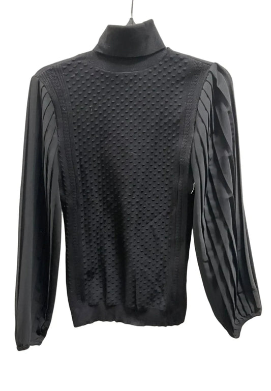 Top Long Sleeve By White House Black Market In Black, Size: Xs