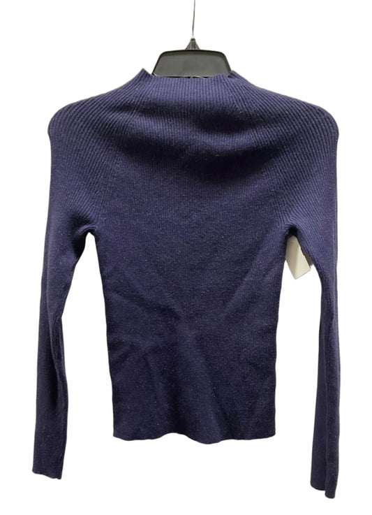 Top Long Sleeve By Ann Taylor In Purple, Size: Xs
