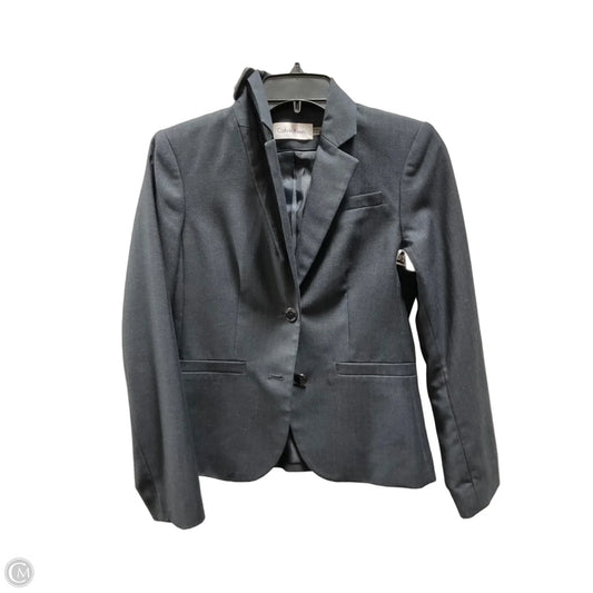 Blazer By Calvin Klein In Navy, Size: Xs