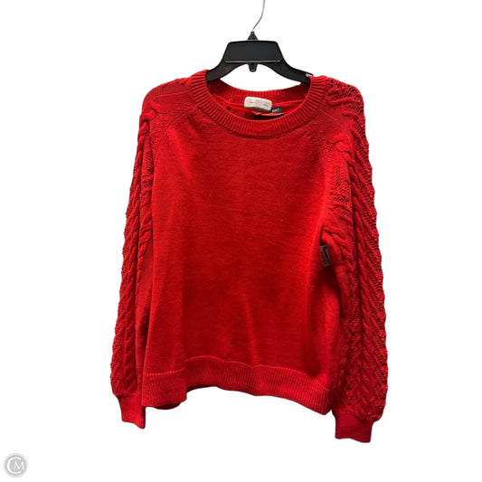 Top Long Sleeve By Lane Bryant In Orange, Size: Xl
