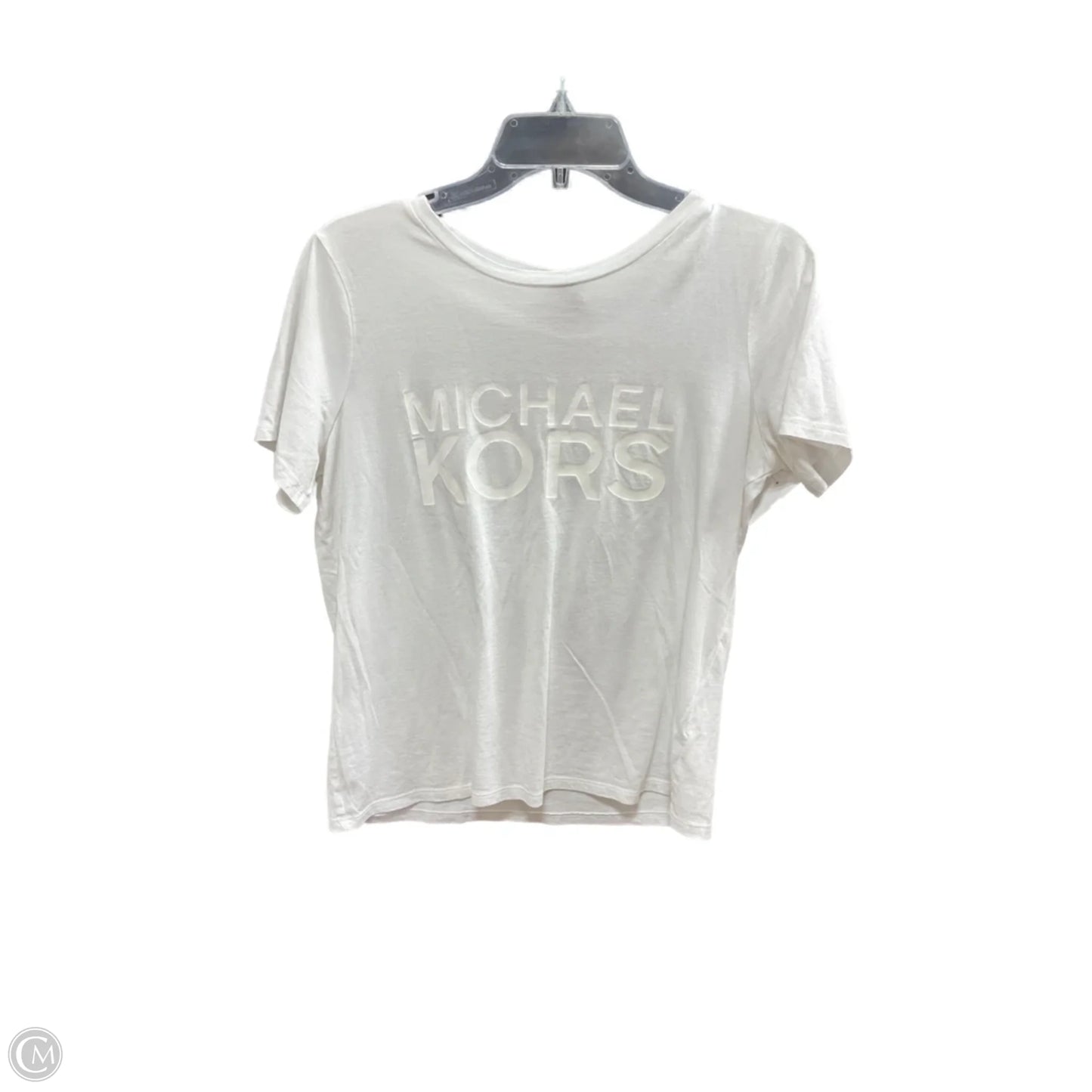 Top Short Sleeve By Michael By Michael Kors In White, Size: M