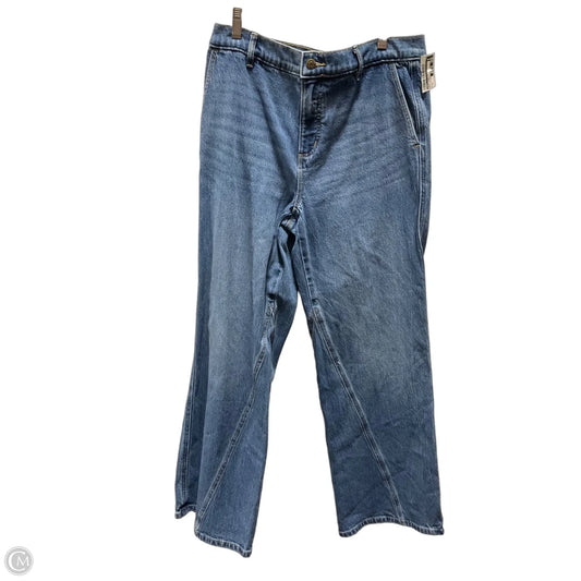 Jeans Wide Leg By Loft In Blue Denim, Size: 6