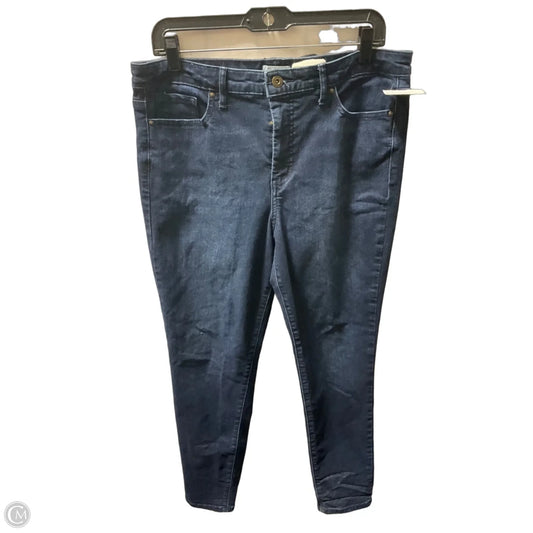 Jeans Skinny By Jessica Simpson In Blue Denim, Size: 12