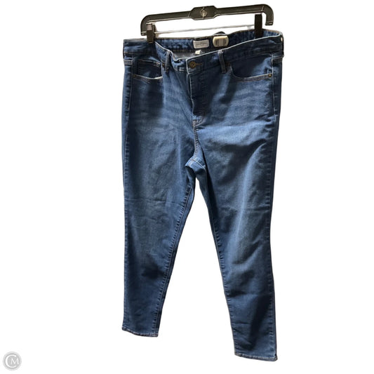 Jeans Skinny By Jessica Simpson In Blue Denim, Size: 14