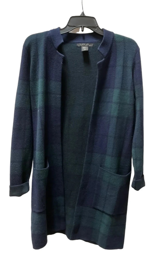 Cardigan By Tahari In Green, Size: Xs