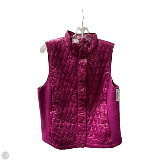 Vest Puffer & Quilted By Talbots In Purple, Size: Mp