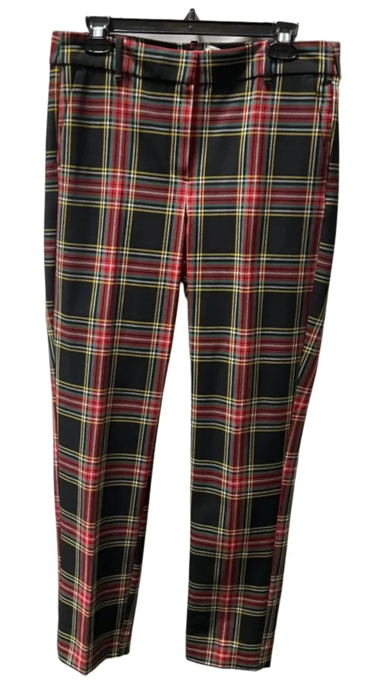 Pants Leggings By J. Crew In Plaid Pattern, Size: 8