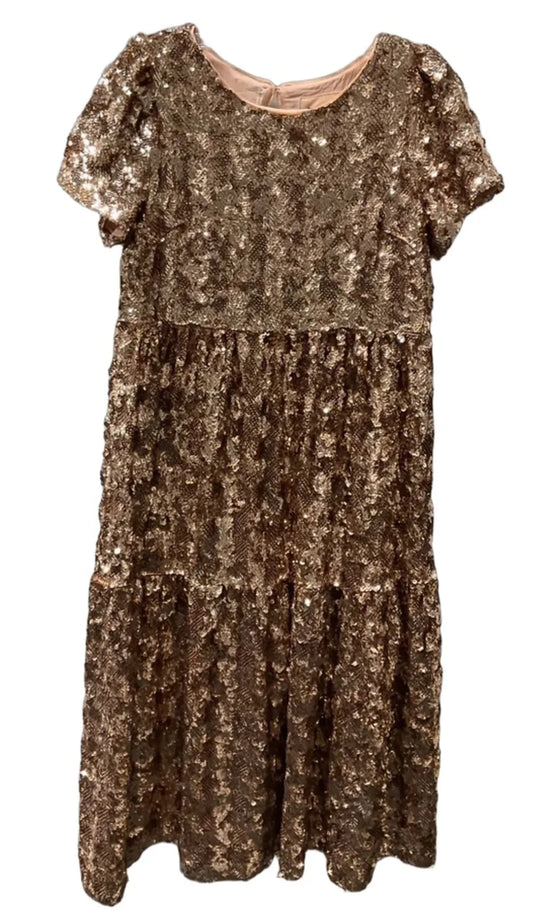 Dress Party Long By Maeve In Rose Gold, Size: S