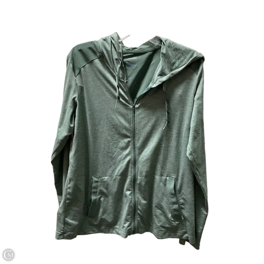 Athletic Jacket By Columbia In Green, Size: Xl