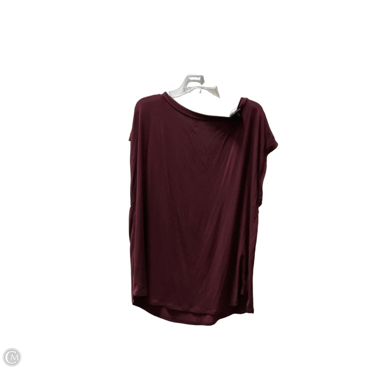 Top Short Sleeve Basic By Gap In Maroon, Size: Xl