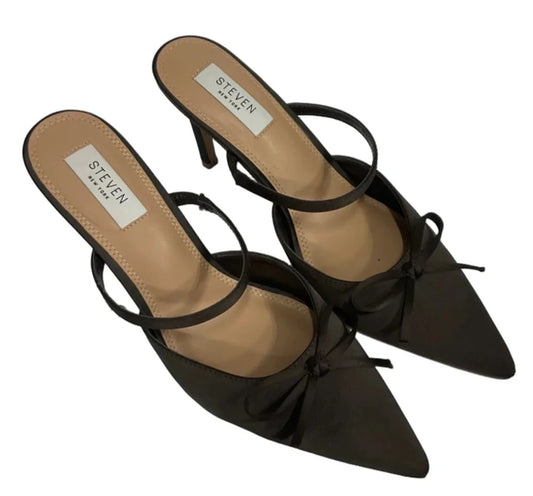 Shoes Heels Kitten By Steven New York In Brown, Size: 7.5
