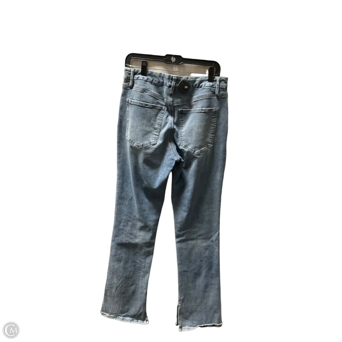 Jeans Boot Cut By Express In Blue Denim, Size: 12