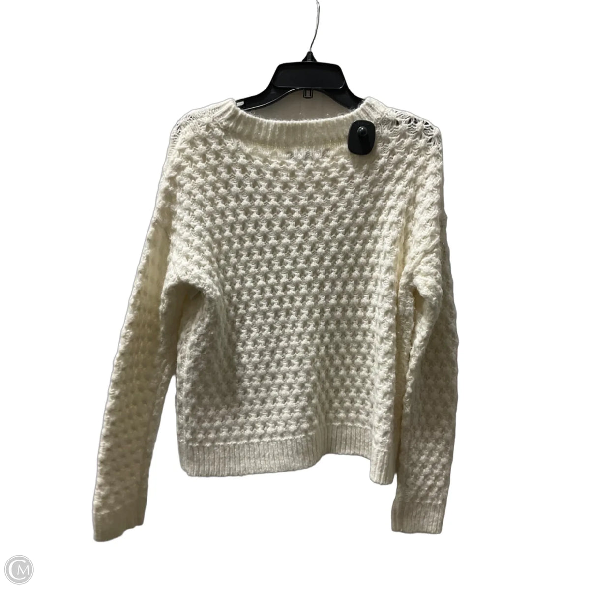 Sweater By Loft In Cream, Size: M