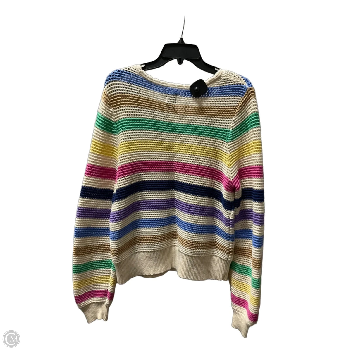 Sweater By Gap In Rainbow Print, Size: L