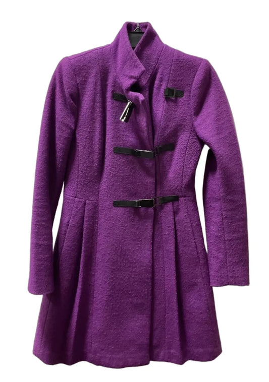 Coat Peacoat By Tracy Reese In Purple, Size: Xs