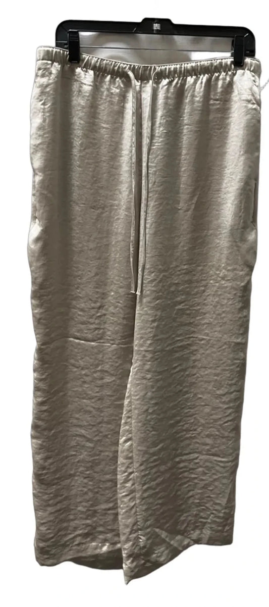 Pants Wide Leg By Loft In Gold, Size: M