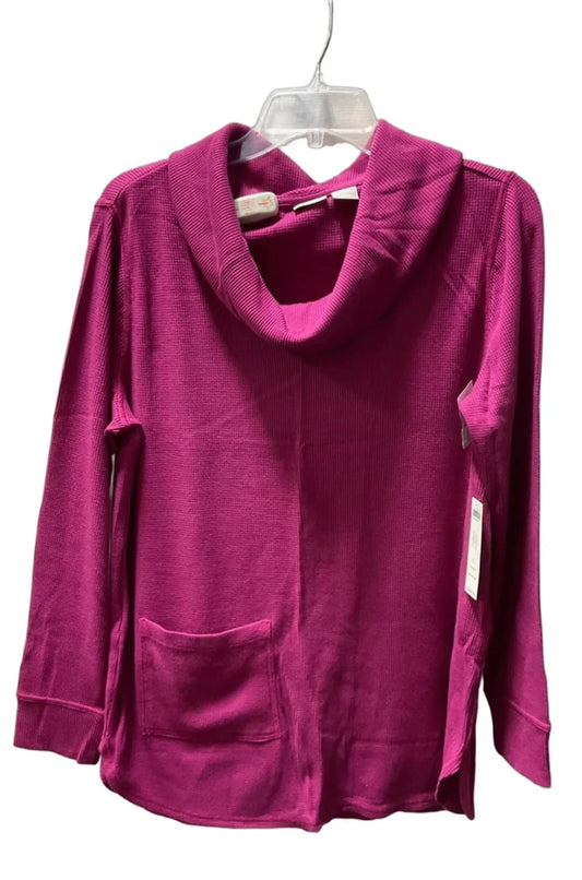 Top Long Sleeve By Chicos In Purple, Size: M