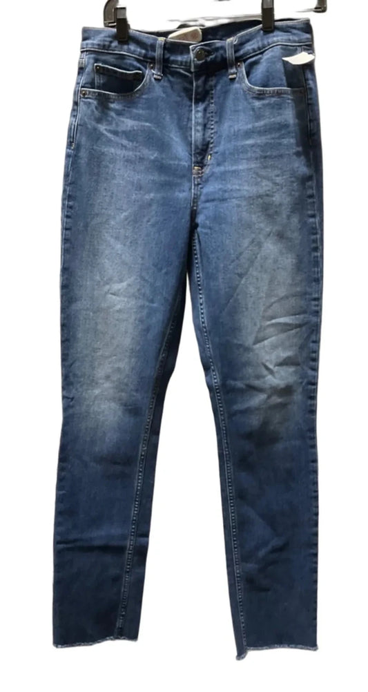 Jeans Skinny By Gap In Blue Denim, Size: 10